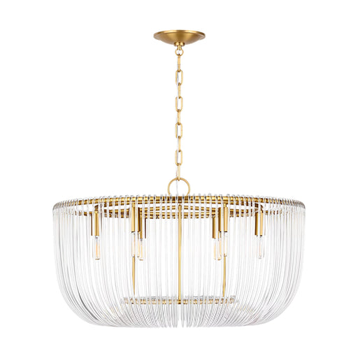 Visual Comfort CP1456 Pierce 6-lt 28" Chandelier - Burnished Brass