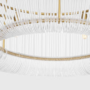 Visual Comfort CP1466 Pierce 6-lt 36" Large Pendant - Burnished Brass