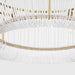 Visual Comfort CP1466 Pierce 6-lt 36" Large Pendant - Burnished Brass