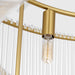 Visual Comfort CP1466 Pierce 6-lt 36" Large Pendant - Burnished Brass