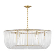 Visual Comfort CP1466 Pierce 6-lt 36" Large Pendant - Burnished Brass