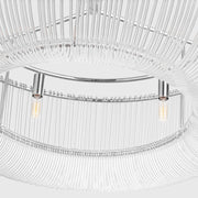Visual Comfort CP1466 Pierce 6-lt 36" Large Pendant - Polished Nickel