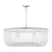 Visual Comfort CP1466 Pierce 6-lt 36" Large Pendant - Polished Nickel