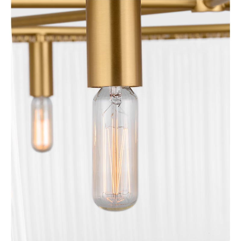 Visual Comfort CP14710 Pierce 10-lt 42" Extra Large Chandelier - Burnished Brass