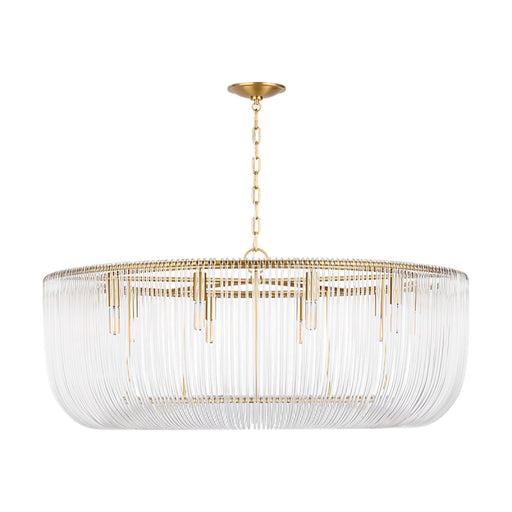 Visual Comfort CP14710 Pierce 10-lt 42" Extra Large Chandelier - Burnished Brass