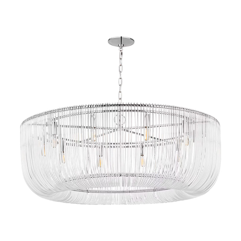 Visual Comfort CP14710 Pierce 10-lt 42" Extra Large Chandelier - Polished Nickel