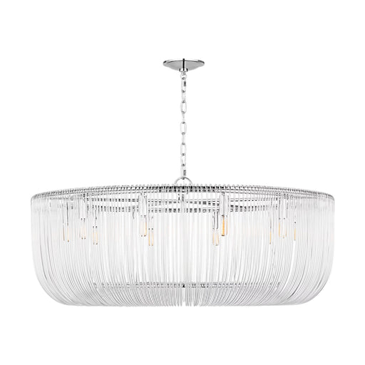 Visual Comfort CP14710 Pierce 10-lt 42" Extra Large Chandelier - Polished Nickel