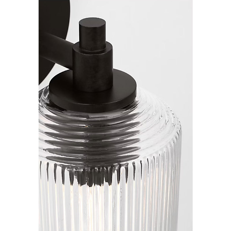 Visual Comfort CV1091 Barstow 1-lt 9" Tall Bath Light - Aged Iron