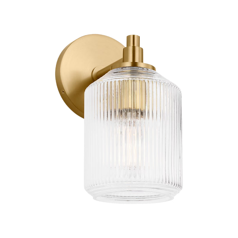 Visual Comfort CV1091 Barstow 1-lt 9" Tall Bath Light - Burnished Brass