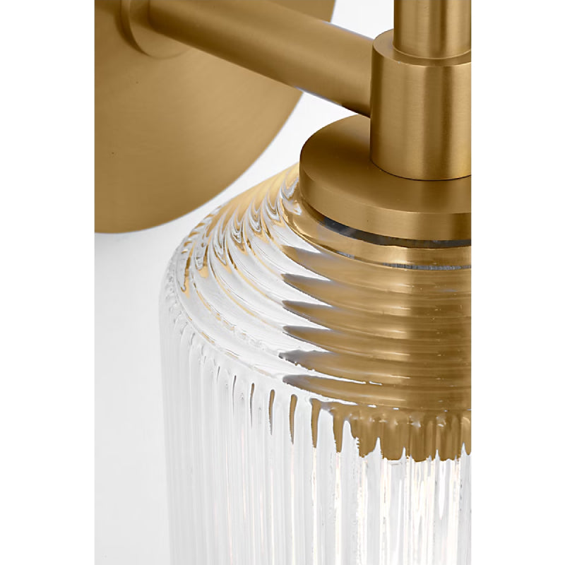 Visual Comfort CV1091 Barstow 1-lt 9" Tall Bath Light - Burnished Brass