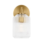 Visual Comfort CV1091 Barstow 1-lt 9" Tall Bath Light - Burnished Brass