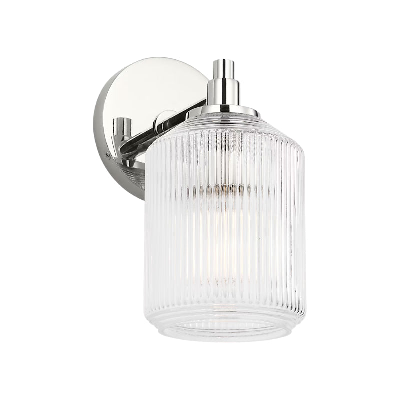 Visual Comfort CV1091 Barstow 1-lt 9" Tall Bath Light - Polished Nickel