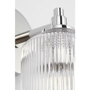 Visual Comfort CV1091 Barstow 1-lt 9" Tall Bath Light - Polished Nickel
