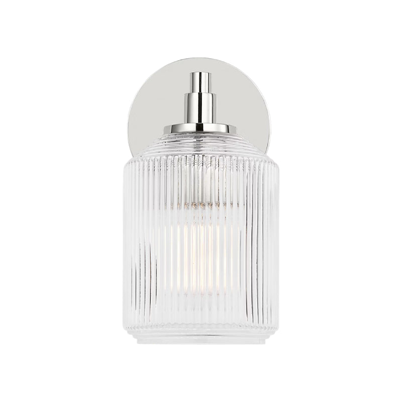 Visual Comfort CV1091 Barstow 1-lt 9" Tall Bath Light - Polished Nickel