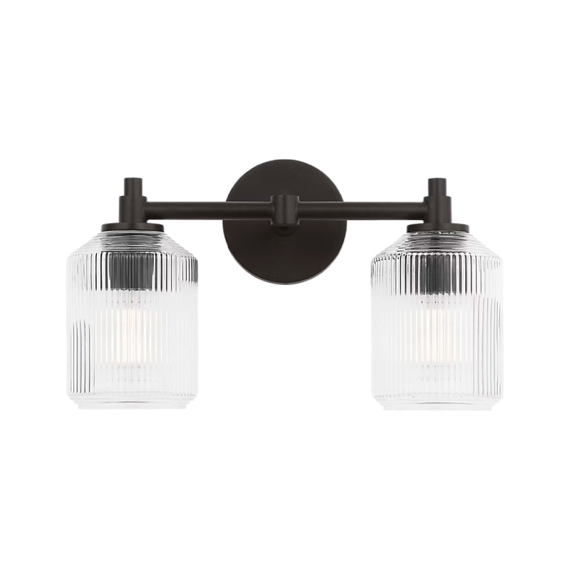 Visual Comfort CV1092 Barstow 2-lt 15" Bath Light - Aged Iron