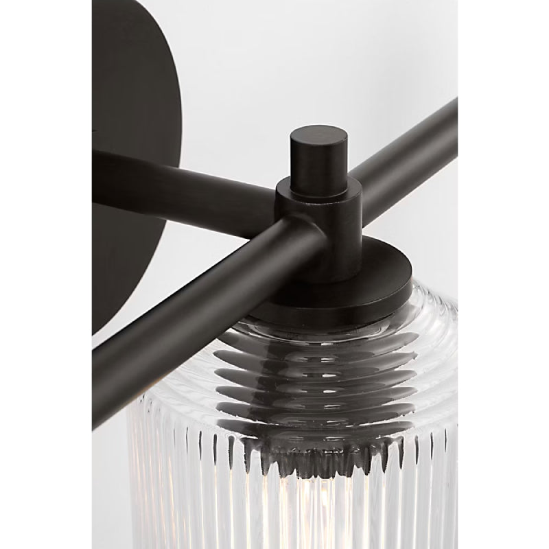 Visual Comfort CV1093 Barstow 3-lt 26" Bath Light - Aged Iron