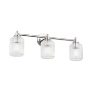 Visual Comfort CV1093 Barstow 3-lt 26" Bath Light - Polished Nickel