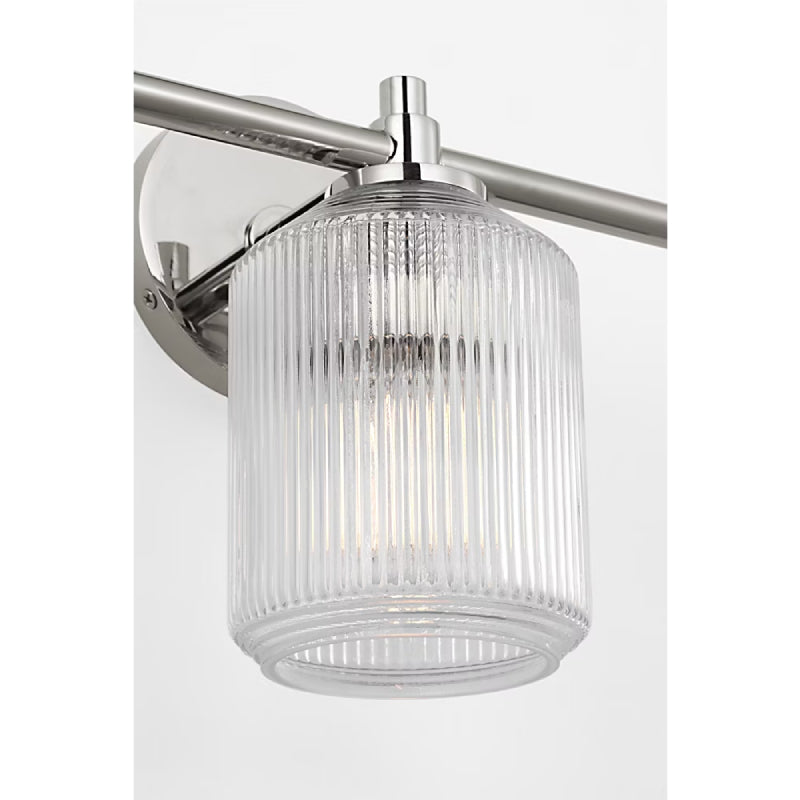 Visual Comfort CV1093 Barstow 3-lt 26" Bath Light - Polished Nickel