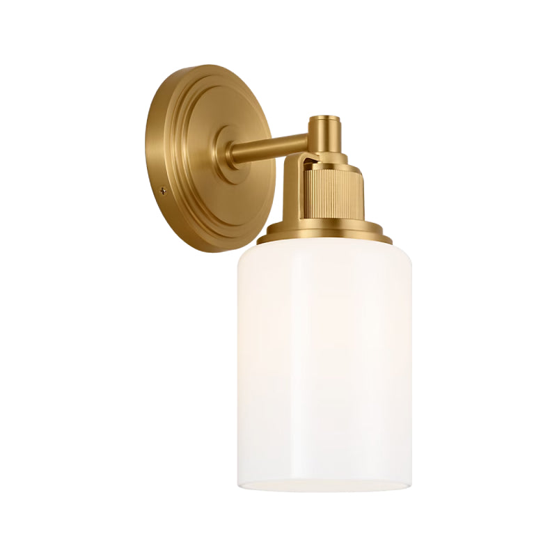 Visual Comfort CV1111 Ashford 1-lt 10" Tall Bath Light - Burnished Brass