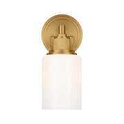 Visual Comfort CV1111 Ashford 1-lt 10" Tall Bath Light - Burnished Brass