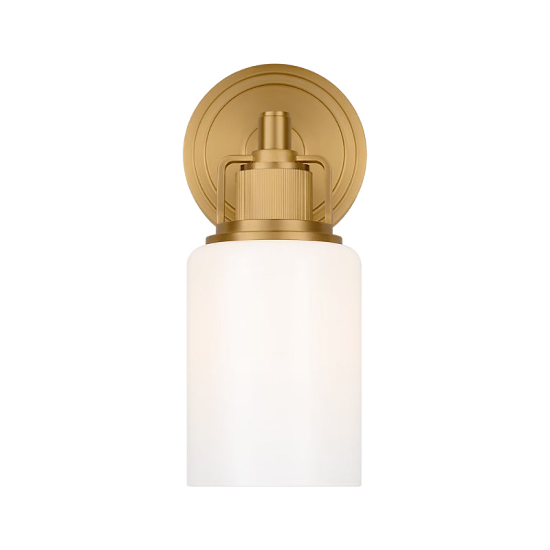 Visual Comfort CV1111 Ashford 1-lt 10" Tall Bath Light - Burnished Brass