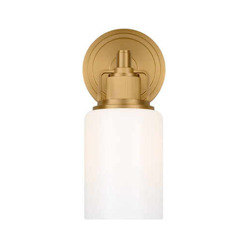 Visual Comfort CV1111 Ashford 1-lt 10" Tall Bath Light - Burnished Brass