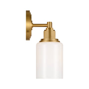 Visual Comfort CV1111 Ashford 1-lt 10" Tall Bath Light - Burnished Brass