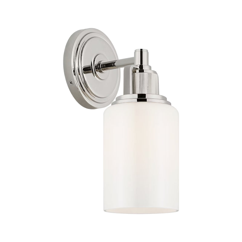 Visual Comfort CV1111 Ashford 1-lt 10" Tall Bath Light - Polished Nickel