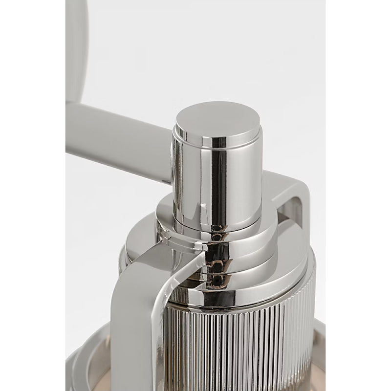 Visual Comfort CV1111 Ashford 1-lt 10" Tall Bath Light - Polished Nickel