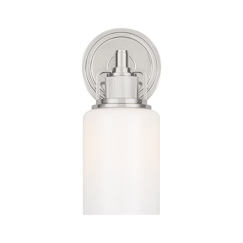 Visual Comfort CV1111 Ashford 1-lt 10" Tall Bath Light - Polished Nickel