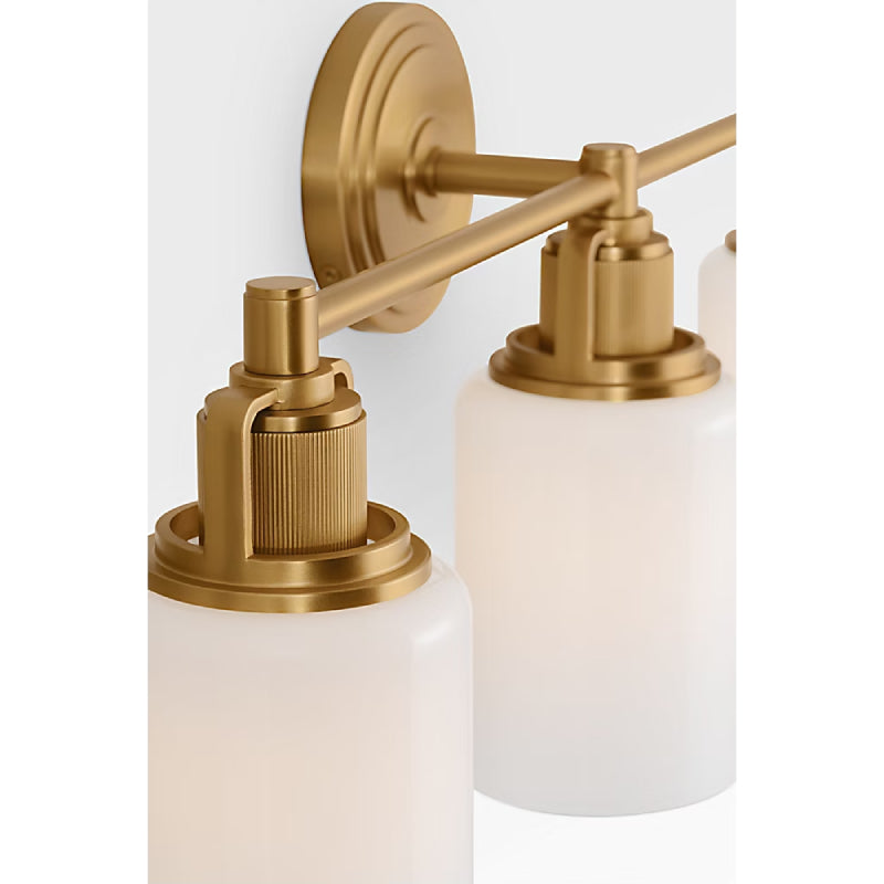 Visual Comfort CV1113 Ashford 3-lt 24" Bath Light - Burnished Brass