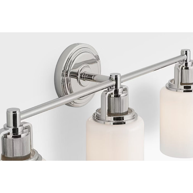 Visual Comfort CV1113 Ashford 3-lt 24" Bath Light - Polished Nickel