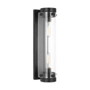 Visual Comfort CW1002 Garrett 2-lt 18" Tall Vanity Light - Aged Iron