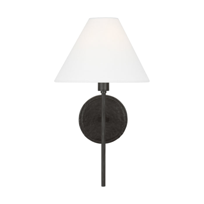 Visual Comfort CW1371 Ridgewood 1-lt 14" Tall Small Wall Sconce - Aged Iron