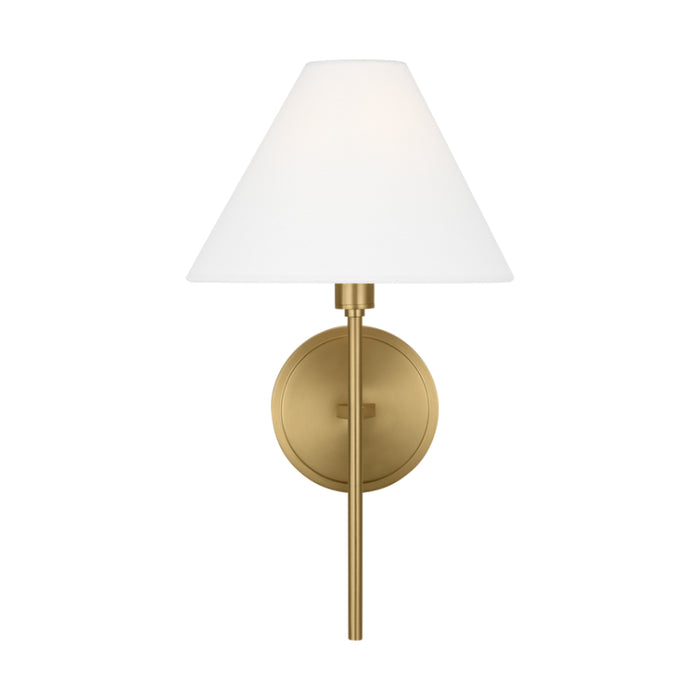 Visual Comfort CW1371 Ridgewood 1-lt 14" Tall Small Wall Sconce - Burnished Brass