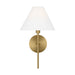 Visual Comfort CW1371 Ridgewood 1-lt 14" Tall Small Wall Sconce - Burnished Brass