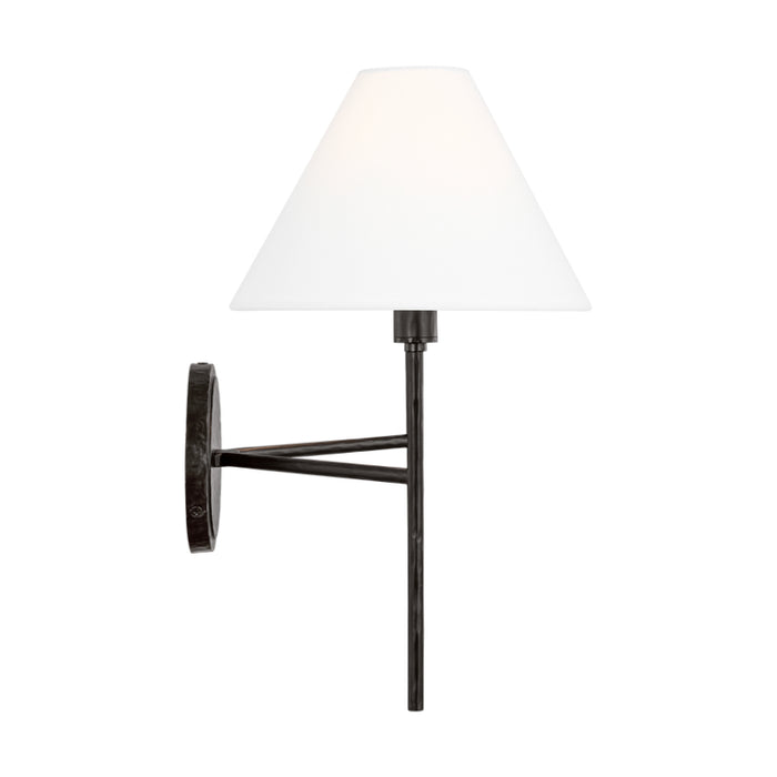 Visual Comfort CW1382 Ridgewood 2-lt 14" Tall Medium Wall Sconce - Aged Iron