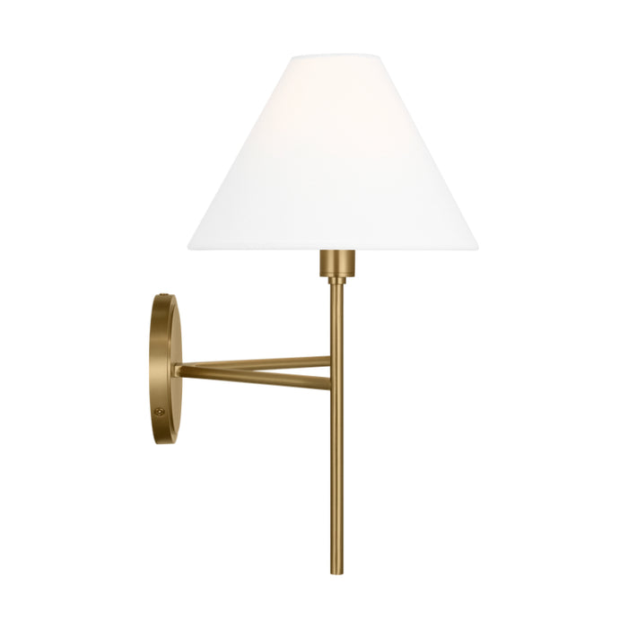Visual Comfort CW1382 Ridgewood 2-lt 14" Tall Medium Wall Sconce - Burnished Brass