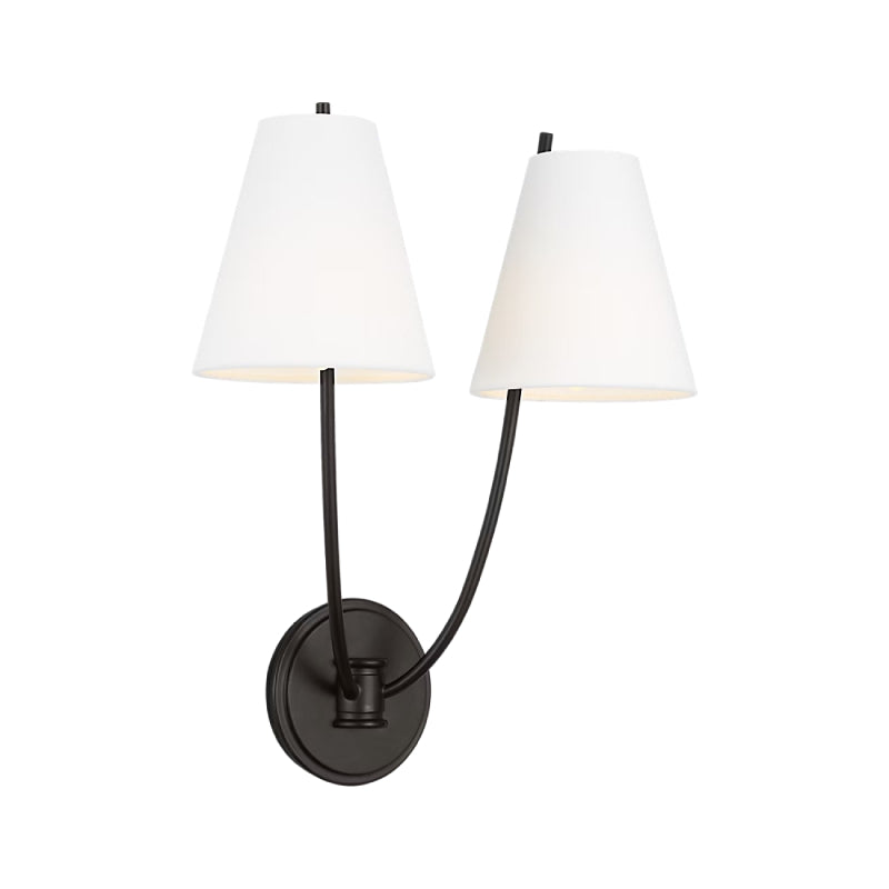 Visual Comfort CW1422 Marina 2-lt 18" Tall Wall Sconce - Aged Iron