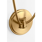 Visual Comfort CW1422 Marina 2-lt 18" Tall Wall Sconce - Burnished Brass