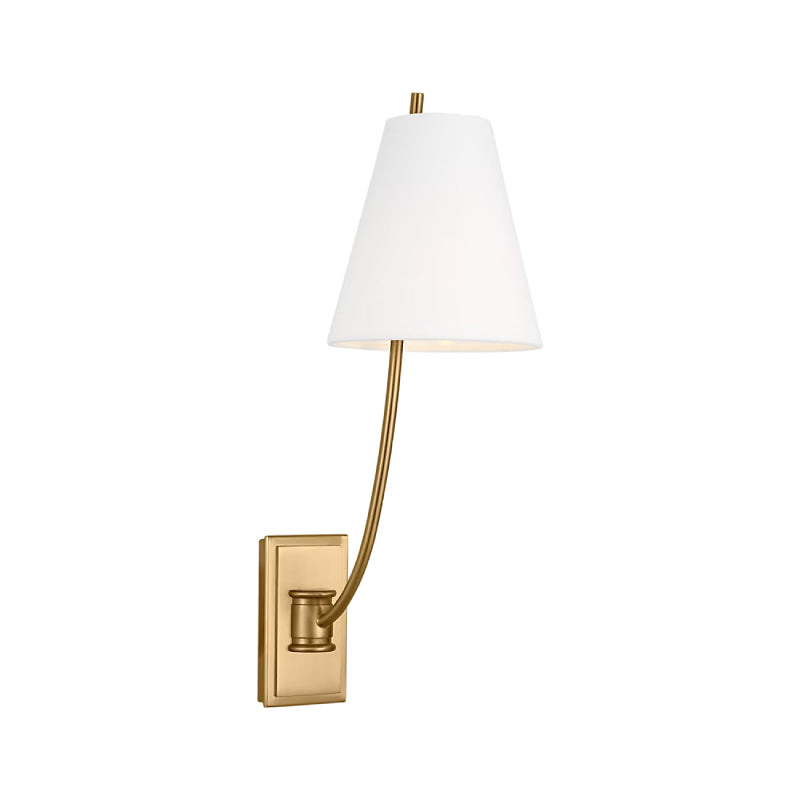 Visual Comfort CW1431 Marina 1-lt 18" Tall Wall Sconce - Burnished Brass