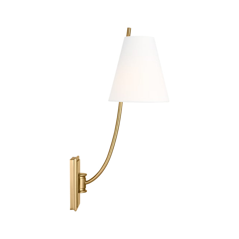 Visual Comfort CW1431 Marina 1-lt 18" Tall Wall Sconce - Burnished Brass
