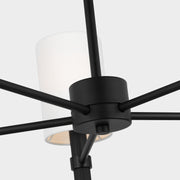 Visual Comfort DJC1135 Manor 5-lt 24" Chandelier - Midnight Black