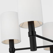Visual Comfort DJC1135 Manor 5-lt 24" Chandelier - Midnight Black