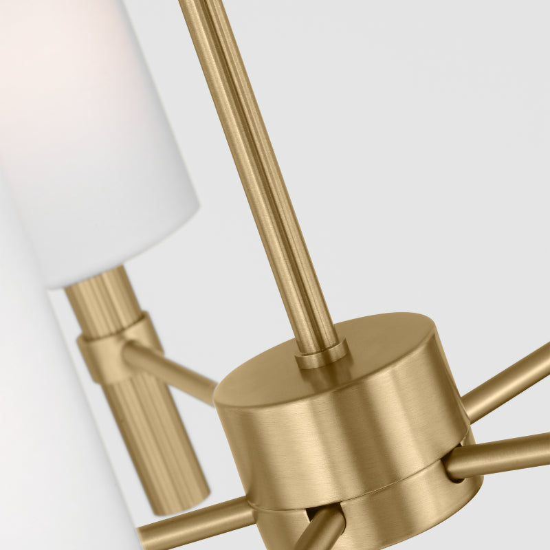 Visual Comfort DJC1135 Manor 5-lt 24" Chandelier - Satin Brass