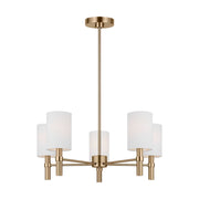 Visual Comfort DJC1135 Manor 5-lt 24" Chandelier - Satin Brass