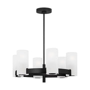 Visual Comfort DJC1156 Rhode 6-lt 24" Chandelier - Midnight Black