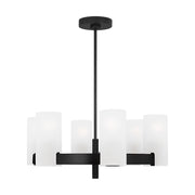 Visual Comfort DJC1156 Rhode 6-lt 24" Chandelier - Midnight Black