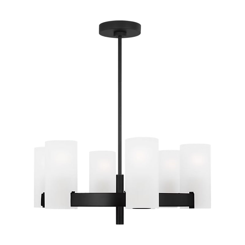 Visual Comfort DJC1156 Rhode 6-lt 24" Chandelier - Midnight Black