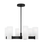 Visual Comfort DJC1156 Rhode 6-lt 24" Chandelier - Midnight Black